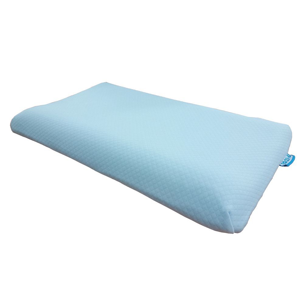 หมอนสุขภาพ-r-cool-memory-foam-babe-29-5x49-5x4-นิ้ว-สีฟ้า-หลับสบายได้สุขภาพดี-ด้วยหมอนหนุนสุขภาพเด็ก-จาก-r-cool-ผลิตจากเ