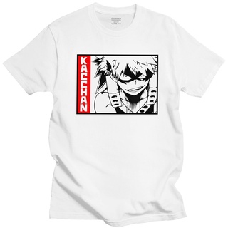 【hot sale】เสื้อยืดคอกลมเสื้อยืดแขนสั้น ผ้าฝ้าย พิมพ์ลายอนิเมะ My Hero Academia Kacchan Katsuki Bakugou แฟชั่นฤดูร้อน สํา