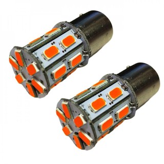 MD หลอด LED (Original) ไฟเลี้ยว หรือ ไฟถอย เขี้ยวบิดใหญ่ แสงสีส้ม ได้ 1 คู่ (ORANGE)
