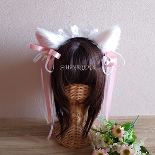 hairband คาดผมหัวฉลาม ราคาถูกที่สุด ที่คาดผม คอสเพลย์ หูแมว ลูกไม้เมด โบว์ยาว