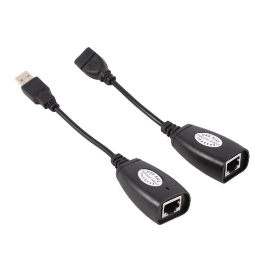 ภาพหน้าปกสินค้าUSB 2.0 To RJ45 Ethernet Extension Extender Network Adapter Cable Wired Lan For MacBook จากร้าน khunsua บน Shopee