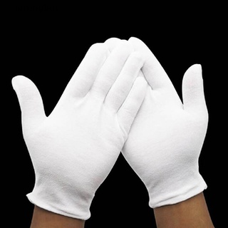 ภาพหน้าปกสินค้า[Jettingbuy] ถุงมือผ้าฝ้าย น้ําหนักเบา สีขาว สําหรับตรวจสอบเครื่องประดับ เหรียญ ที่เกี่ยวข้อง