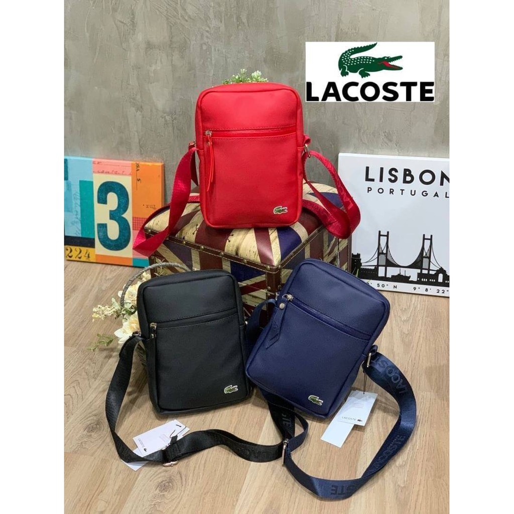 กระเป๋าสะพายข้าง-lacoste-flat-crossover-bag