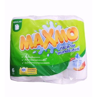 Maxmo ทิชชู่ อเนกประสงค์ แพ็ค 6 ม้วน