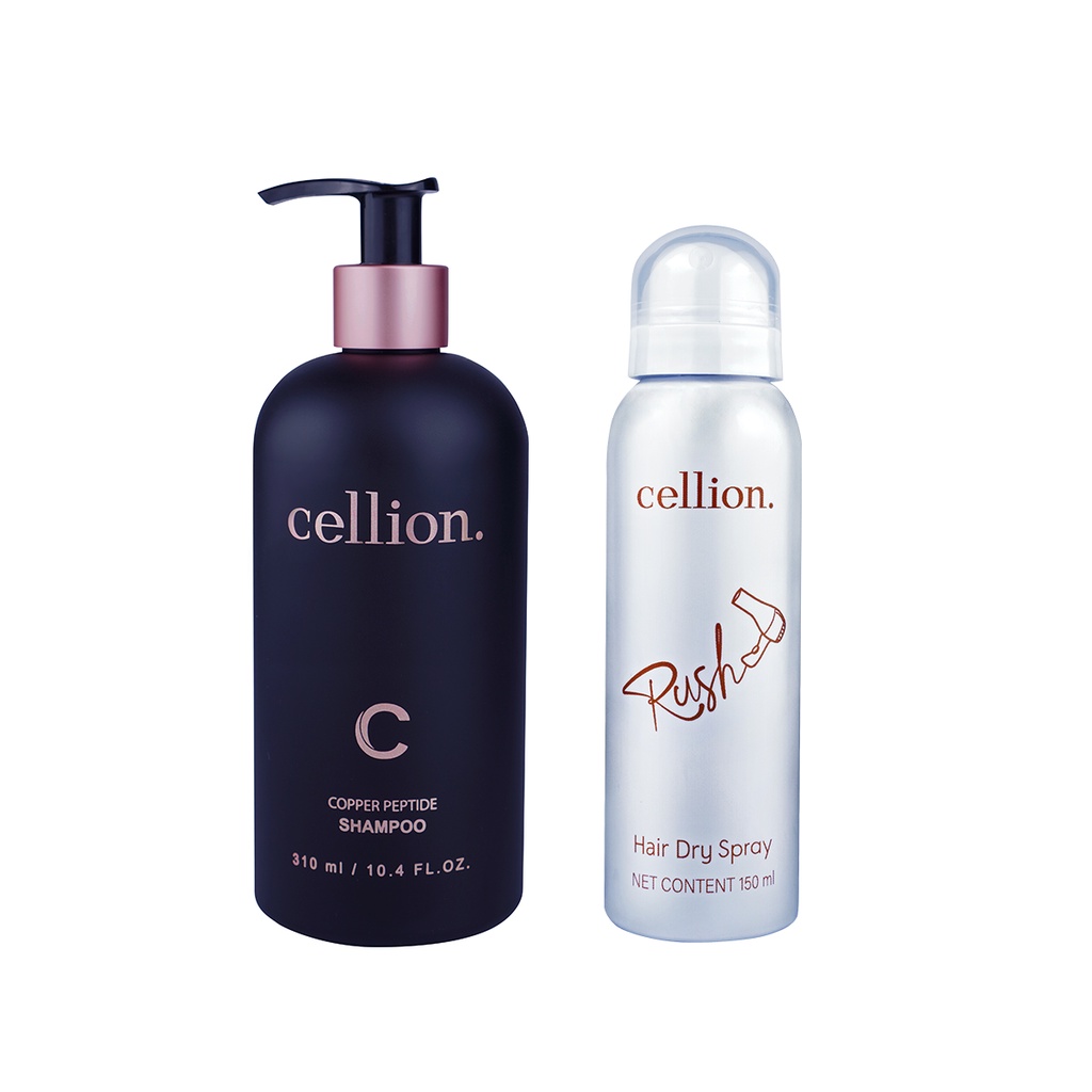 เซลลิออน-แฮร์-แชมพู-คู่สเปรย์บำรุงเส้นผม-set-cellion-hair-shampoo-cellion-rush-hair-dry-spray