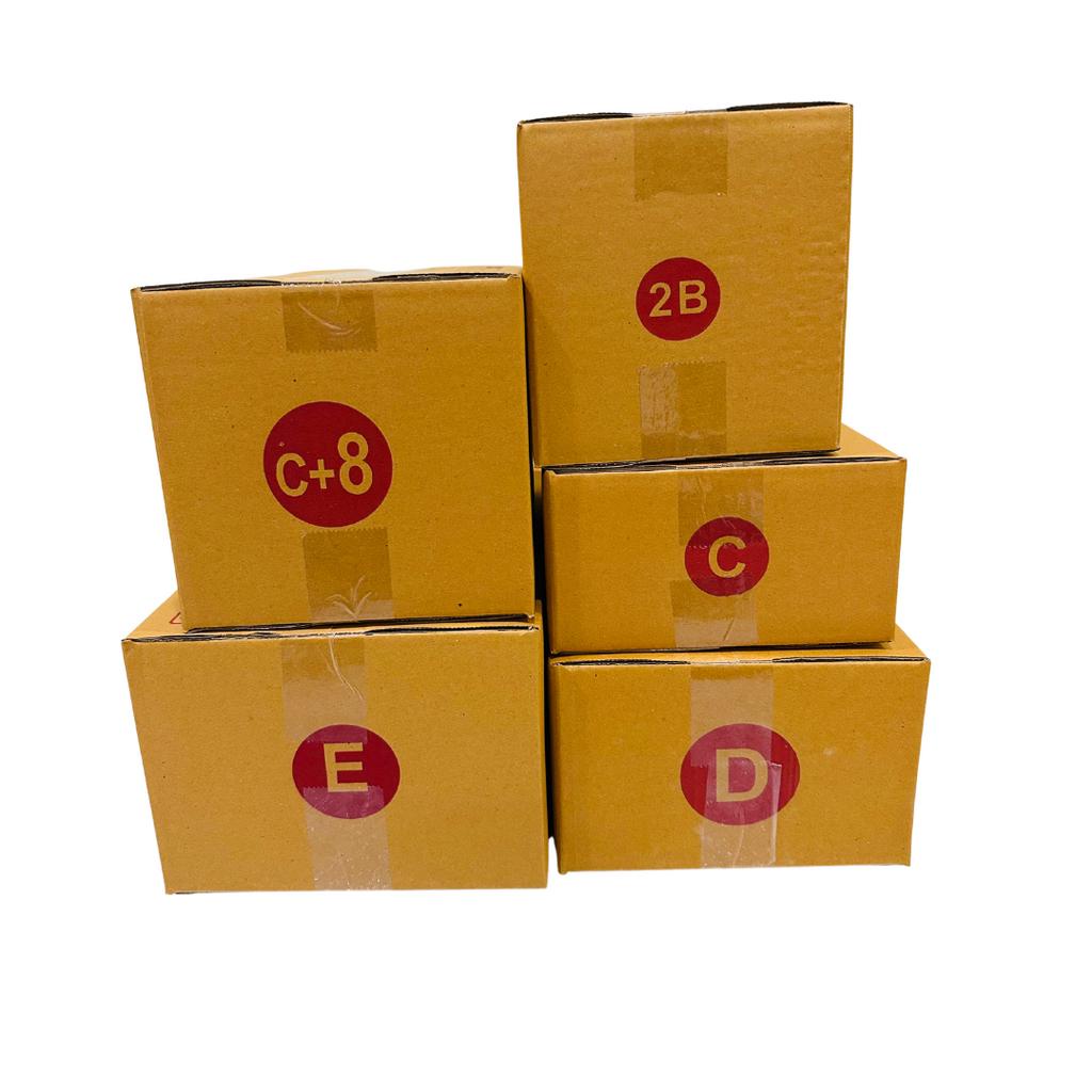 กล่องไปรษณีย์ กล่องพัสดุ เบอร์ C/2B/D/B+7/D+11/2D/2C/C+8/E/S+/C+15 ...