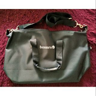 🚛💨พร้อมส่ง ฟรี !!! กระเป๋า Bossini Travel Bag สีกรม ค่าจัดส่งฟรี !!!