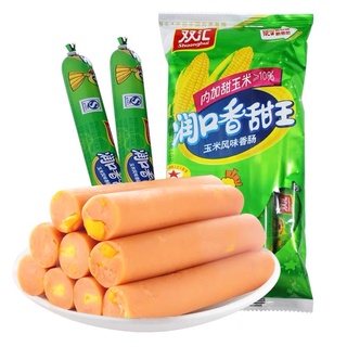 สินค้า ไส้กรอกหมูจีน รสข้าวโพด ตราสิงโต(双汇润口香甜王)  ขนาด 270g พร้อมส่ง เนื้อสัมผัสเนียนนุ่ม หอมกลิ่นเครื่องเทศ รสชาติเค็มอ่อนๆ