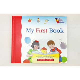 SCHOLASTIC MY FIRST BOOK, (ABC MY FIRST STEPS TO READING) - Jane Belk Moncure หนังสือหัดอ่าน หนังสือเล่มแรกของลูก