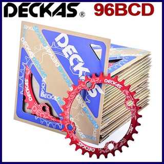 Deckas ใบจานหน้า 96BCD SH 96BCD 32 34T 36T 38T 40T 42T 44T 46T 48T 50T M7000 M8000 M9000 M4100 M5100 สําหรับจักรยานเสือภูเขา