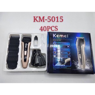KM-5015 (รุ่นใหม่ล่าสุด)ปัตตาเลี่ยนตัดผม ไร้สาย กันน้ำได้ Kemei KM-5015 คุณภาพดี