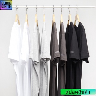 KOOS เสื้อยืดคอกลมแขนสั้น เสื้อเปล่า *การันตีสีไม่ตกผ้าไม่ย้วย*  100% คอตตอน unisex oversize