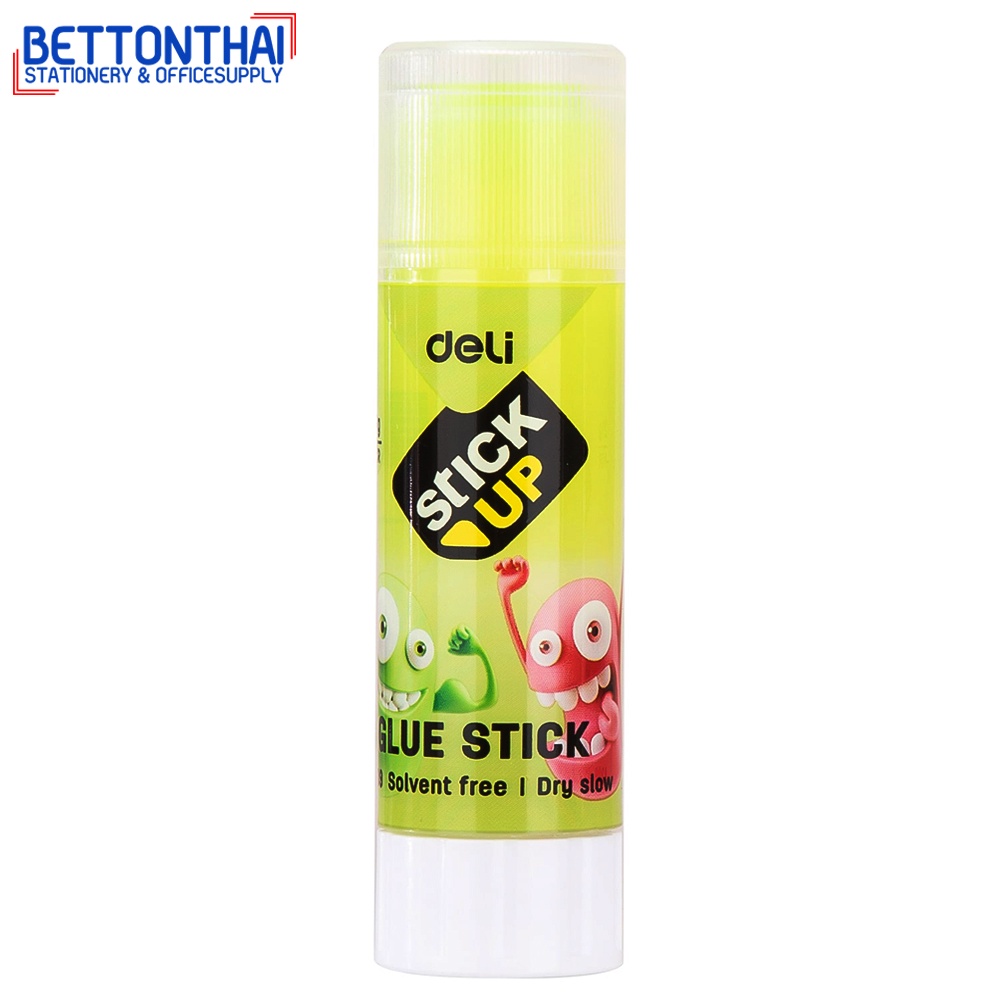 deli-a20900-pvp-glue-stick-กาวแท่ง-ขนาด-21-ml-สีใส-สะดวก-ปลอดสารพิษ-สำหรับเด็ก-ลายการ์ตูน-แพ็คกล่อง-24-ชิ้น-กาวแท่งpvp