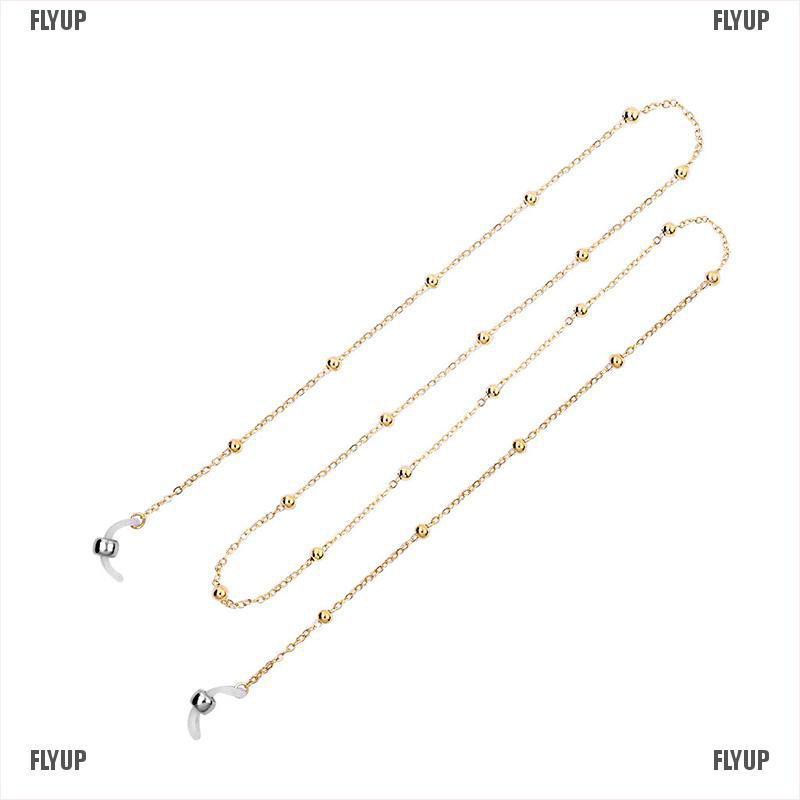 flyup-ผู้หญิง-ทอง-แว่นตา-โซ่-แว่นกันแดด-อ่านหนังสือ-ลูกปัด-แว่นตา-สายคล้องคอ