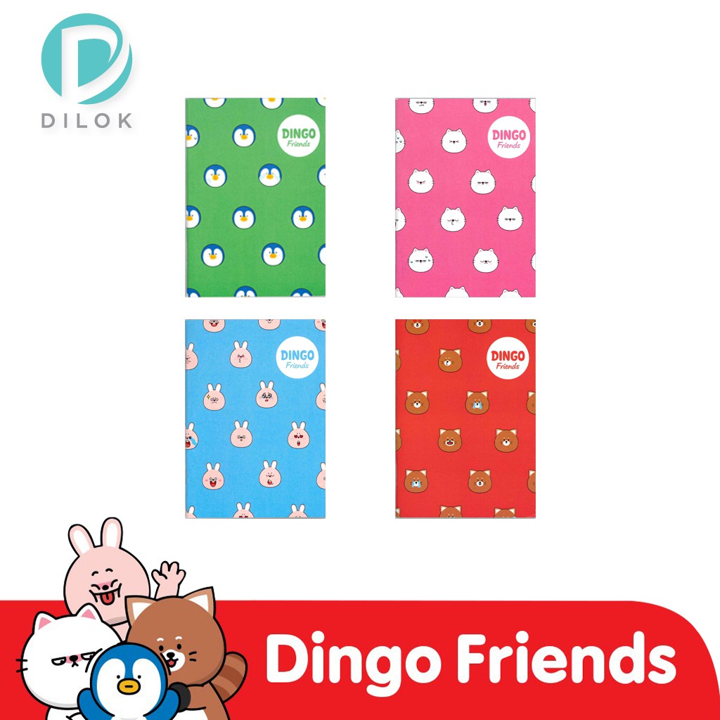 dingo-friends-สมุดริมด้าย-a6-dg206