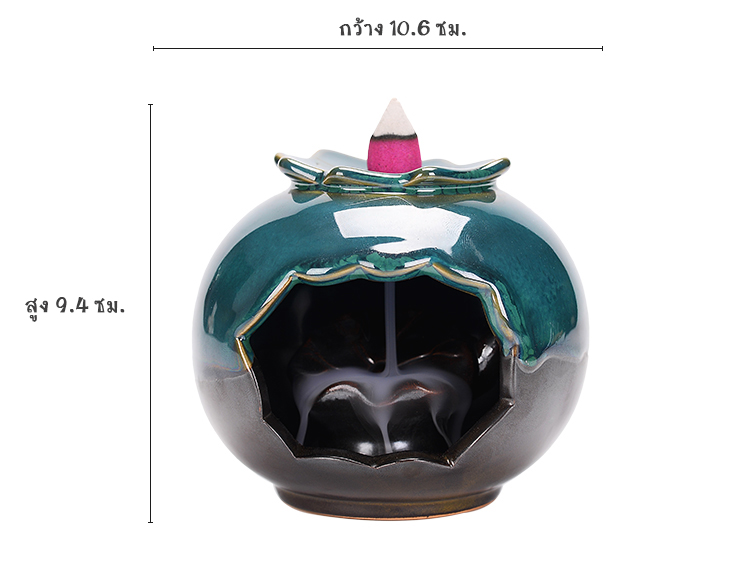 เตากำยานรูปโถดอกไม้-เตากำยาน-censer-เชิงกำยาน