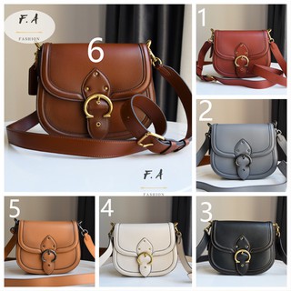 【พร้อมส่ง 】F.A ว่าแท้100% Coach C0749 Beat Saddle กระเป๋าอานรูปแบบใหม่ / กระเป๋าผู้หญิงแบบพลิก / กระเป๋าสะพายไหล่สุภาพส