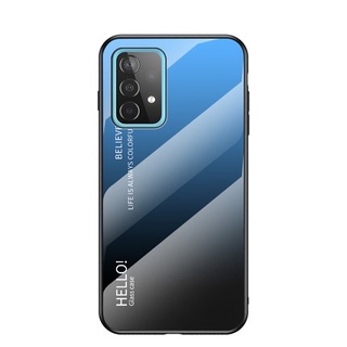เคสซัมซุง Samsung A52S Fashion Case Samsung Galaxy A52 / A52S เคสกระจกสองสี เคสเงาไล่สี ขอบนิ่ม TPU CASE ส่งจากไทย