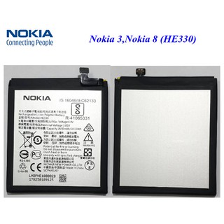 แบตเตอรี่ Nokia 3,8 (HE330) or 2630mAh รับประกัน 3 เดือน