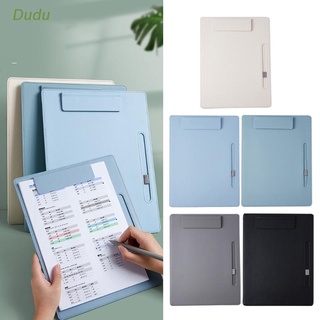 Dudu Premium A4 File Clipboard Storage Box Order Folder Portfolio Decorative Writing Pad Business for Office Restaurant