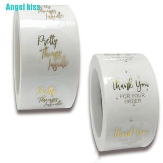 สติกเกอร์ Angel kiss 500 ชิ้น สําหรับตกแต่งเบเกอรี่