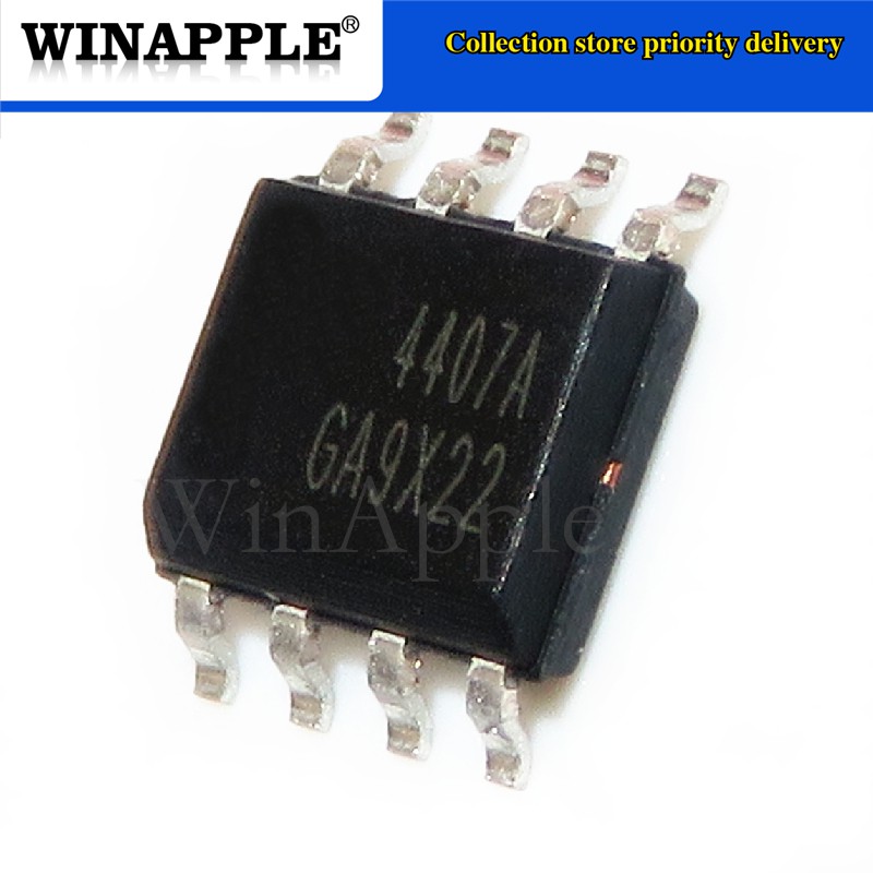 10 ชิ้น/ล็อต AO4407AL AO4407A AO4407 4407A 4407 SOP8 30V 12A P-Channel ...
