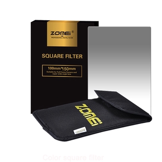 สินค้า New Zomei Square Filter 100mm x 150mm Graduated Neutral Density Gray GND248 ND16 100mm*150mm 100x150mm for Cokin Z-PRO Series Filter