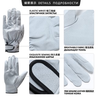 ภาพขนาดย่อของภาพหน้าปกสินค้าQiangleaf working gloves Garden work gloves home protective maintenance gloves CS1 จากร้าน hdumitten1.th บน Shopee
