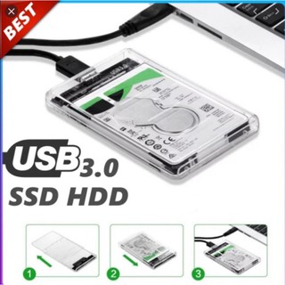 ภาพหน้าปกสินค้า2.5 External Hard Drive Disk SATA Case SSD / HDD USB 3.0 Portable SSD Enclosure Max 2TB Case Tool Free 5 Gbps ซึ่งคุณอาจชอบราคาและรีวิวของสินค้านี้