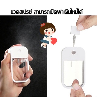 สเปรย์แอลกอฮอล์ พกพาขนาด 50 ml (ขวดเปล่า)