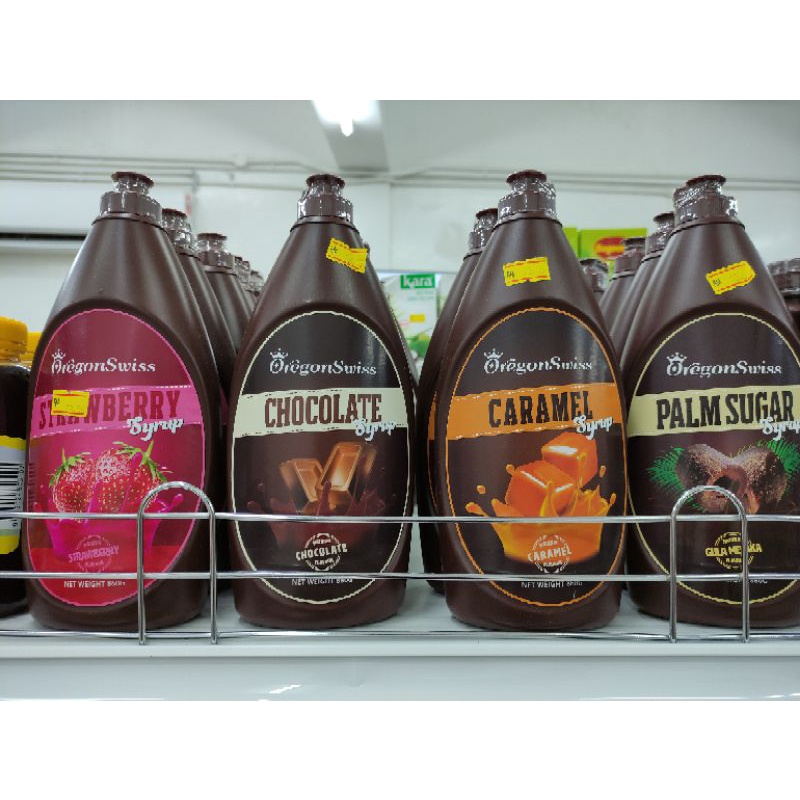 Oregon Swiss Flavoured Syrup 860g ไซรัป สำหรับราดขนม ของหวาน | Shopee ...
