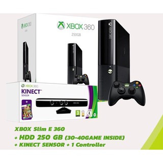 ภาพหน้าปกสินค้าXBOX360 มือ 1 + Kinect Promotion Set + Game Free ซึ่งคุณอาจชอบราคาและรีวิวของสินค้านี้
