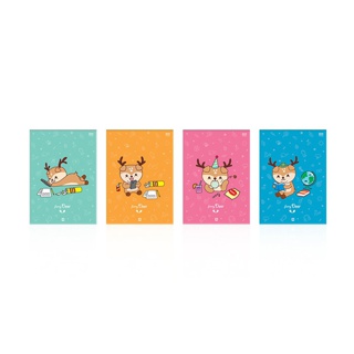 [Clearance Sale] Elephant สมุด สมุดฉีก ฟันนี่เดียร์ A4 PFD-201T 70G 30S คละสี จำนวน 1 เล่ม
