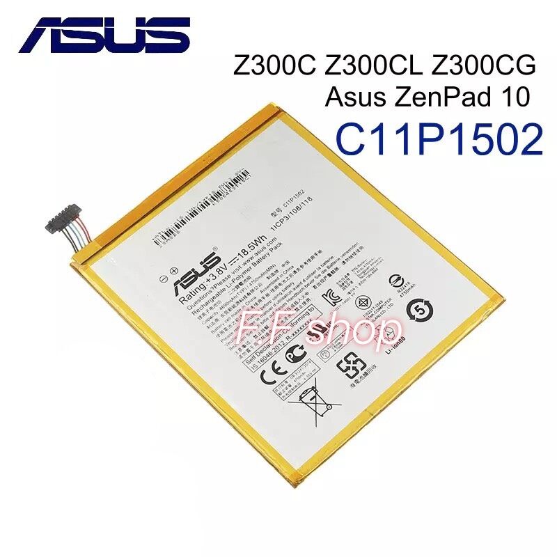 Duotipa Vervangende Batterij C11P1502 – 4890 MAh – Voor ASUS ZenPad 10 Z300C/Z300M/Z300CG/Z300CL – Incl. Gereedschap