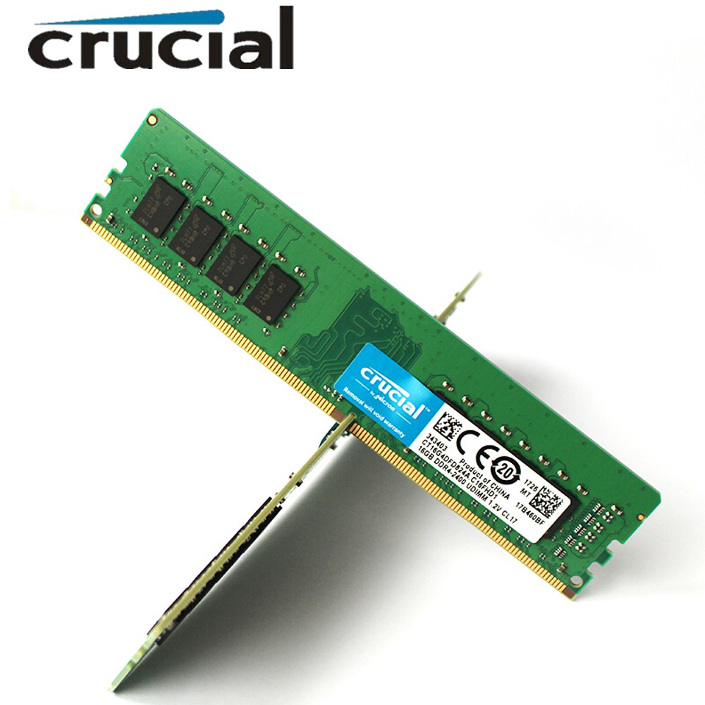 Crucial DDR4 DDR3 4GB 8GB 1066MHz 1333MHz 1600MHz 2133MHz 2400MHz RAM UDIMM  Desktop Memory Intel | Shopee Thailand