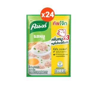 คนอร์ คัพโจ๊ก ชนิดซอง (32 กรัม x แพ็ค 4)x6 Knorr Jok Sachet 32 g. pack 4x6 (เลือกสูตรด้านใน)