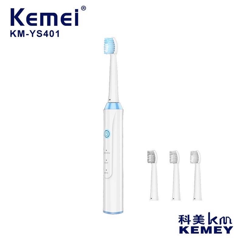 รุ่นใหม่-kemei-ys-401-แปรงสีฟันไฟฟ้า-แปรงสีฟันไร้สาย-ชาร์จไฟusb