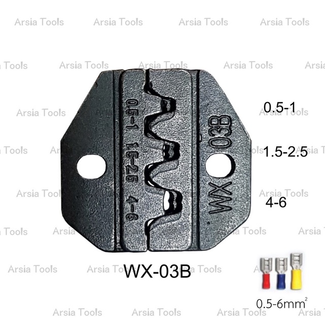 ชุดคีมย้ำหางปลา-สลิปต่อสาย-แบบสลับหัวได้-arsia-tools