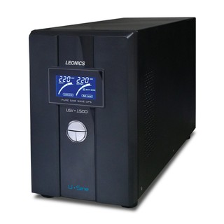 เครื่องสำรองไฟฟ้าลีโอนิคส์ ยูพีเอส LEONICS UPS รุ่น USV-1500 ขนาด 1500VA 900Watt (เหมาะกับสำรองไฟ Server)มอก.1291-2553