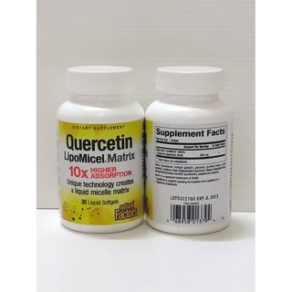 🔥Super Sale🔥 Natural Factors Quercetin LipoMicel Matrix 30 Liquid Softgels (exp.01/25)