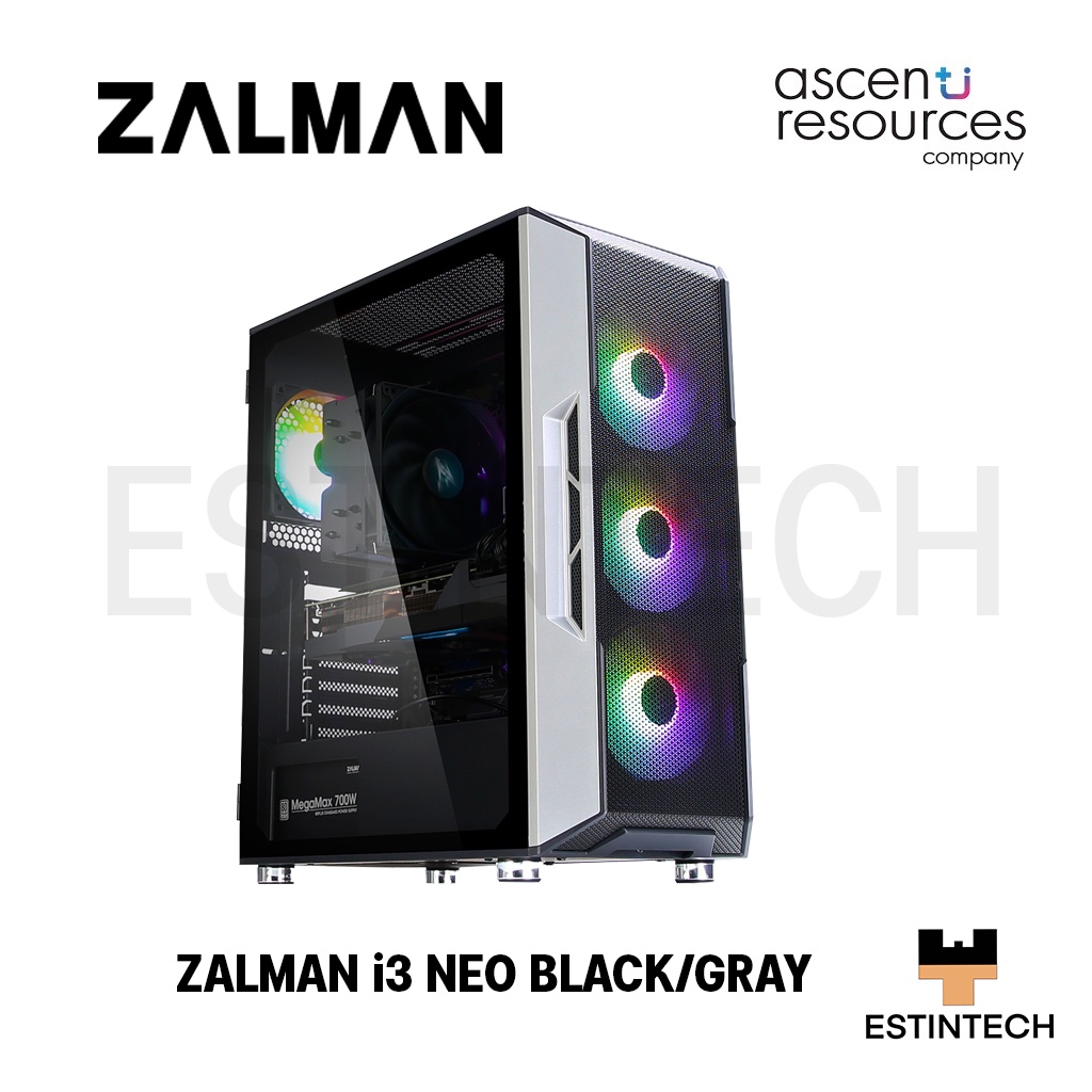 case-เคส-zalman-i3-neo-black-gray-ของใหม่ประกัน-1ปี