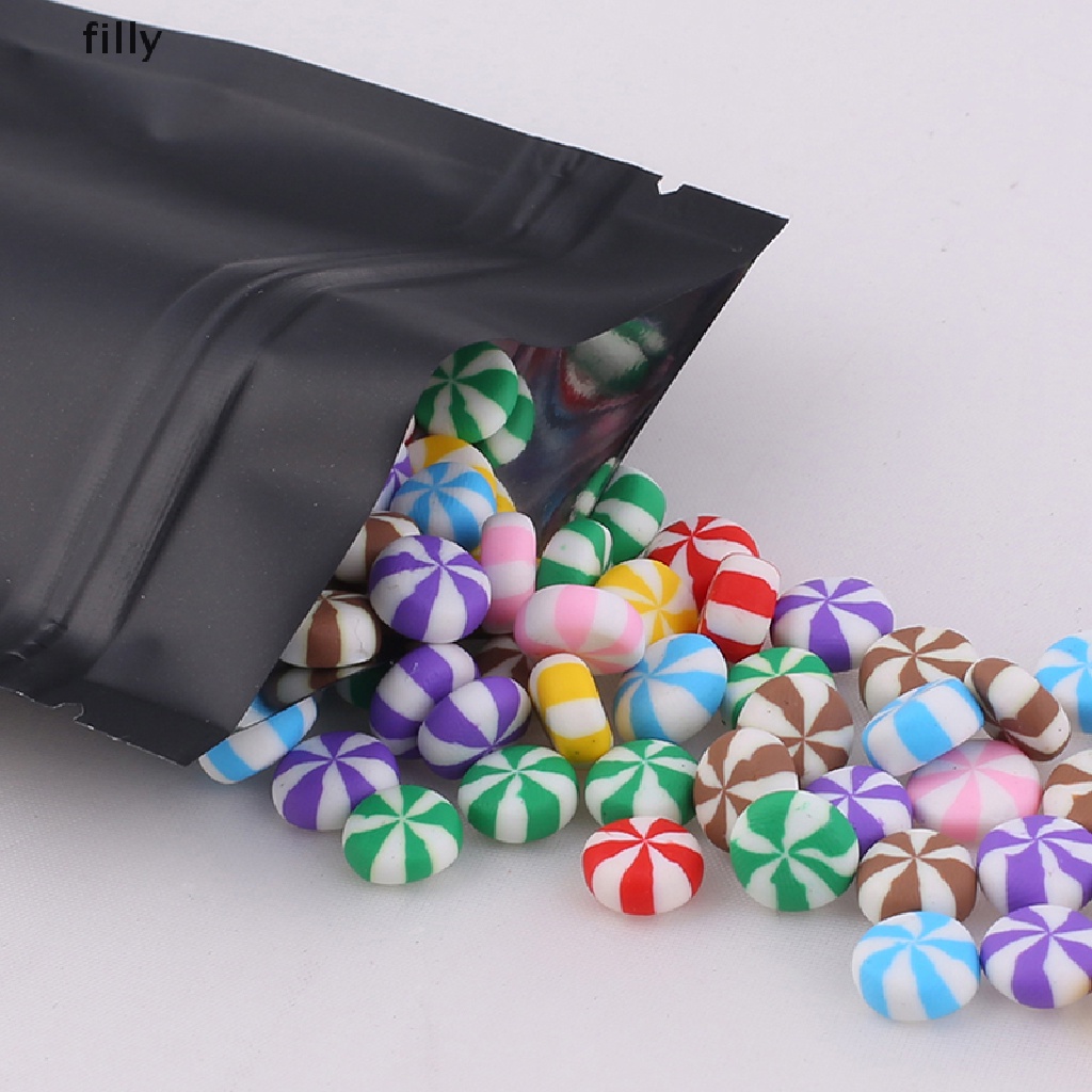 filly-100pcs-matte-black-selfseal-bags-resealable-zip-lock-packaging-bags-dfg
