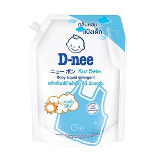 รีฟิลน้ำยาซักผ้าเด็ก D-NEE นิวบอร์น เลิฟลี่ สกาย 1,400 มล. สีฟ้า