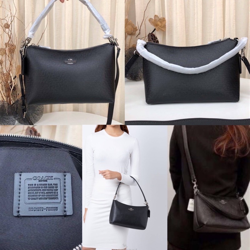 Coach LEWIS SHOULDER BAG IN SIGNATURE CANVAS Shopee Thailand