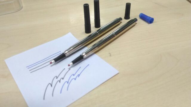 2-อัน-5อันไส้ปากกาrollerball-หมึกซึม-0-7มม-เทียบเท่า-parker