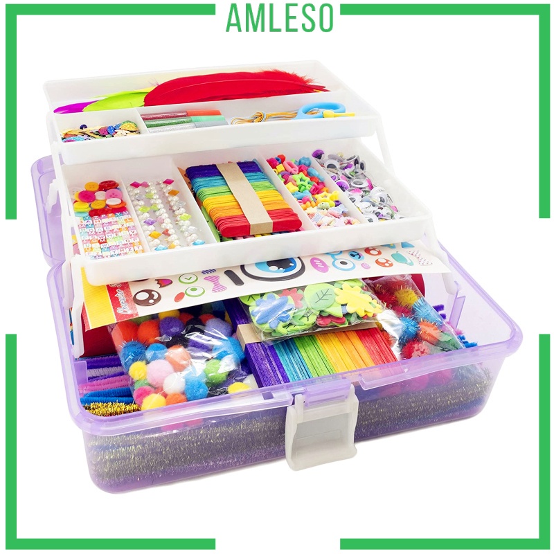 amleso-อุปกรณ์ศิลปะหัตถกรรมสําหรับเด็ก-1000-ชิ้น