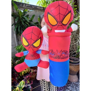ภาพหน้าปกสินค้าเซตหมอน+ตุ๊กตาสไปเดอร์แมนน่ารักพร้อมส่ง 2ชิ้น พร้อมส่งจ้า หมอนข้างเด็ก สไปเดอร์แมน Spiderman ที่เกี่ยวข้อง