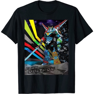 เสื้อยืดคอกลม แขนสั้น ผ้าฝ้าย 100% พิมพ์ลายการ์ตูน Voltron Voltron สไตล์ญี่ปุ่น สําหรับผู้ชายS-5XL