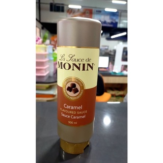 Monin Caramel Sauce 500ml.(ขวดบีบ)