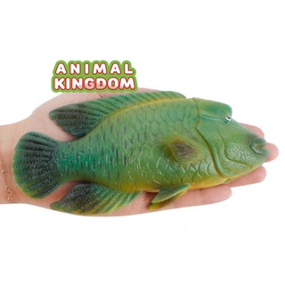 Animal Kingdom - โมเดลสัตว์ ปลานกขุนทอง เขียว ขนาด 16.30 CM (จากสงขลา)